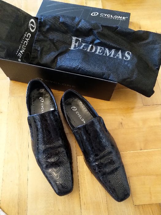 Pantofi barbatesti eleganti din piele naturala Cyclone