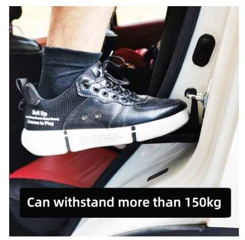 Допълнителна степенка за врата на кола, джип, бус, сгъваема, сива 8бр.