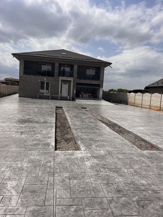 Beton amprentat modele si culori 2026