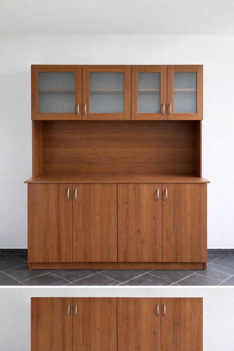 Шкаф за кухня горен 100/80/30 и бюфет 200/35/205