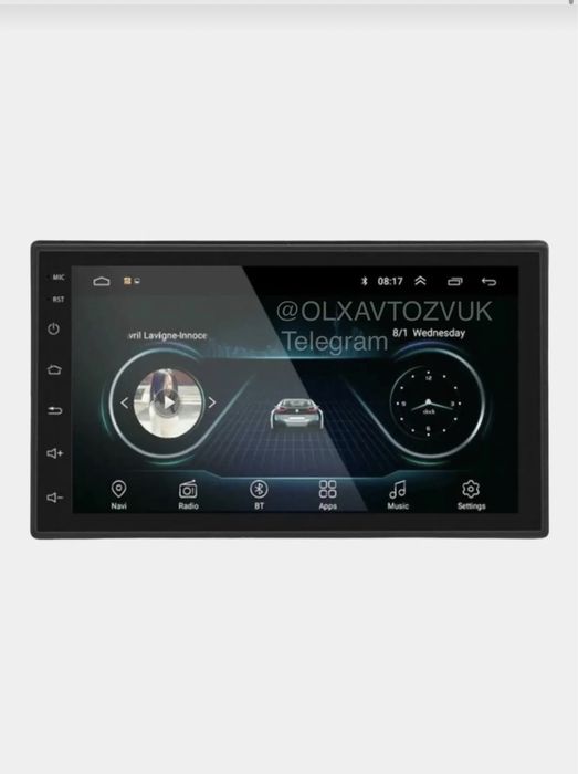 Андроид универсал Wifi gps usb BT ақли мафон янги cobalt nexia pioneer