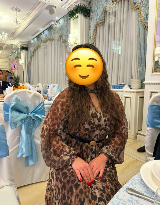 Продается леопардовое платье