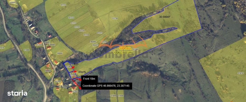 Casa de vanzare + Teren 31.108m², Sardu-Sanpaul