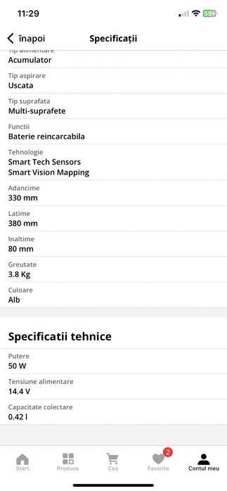 Robot aspirare Xiaomi Mi Robot Vacuum