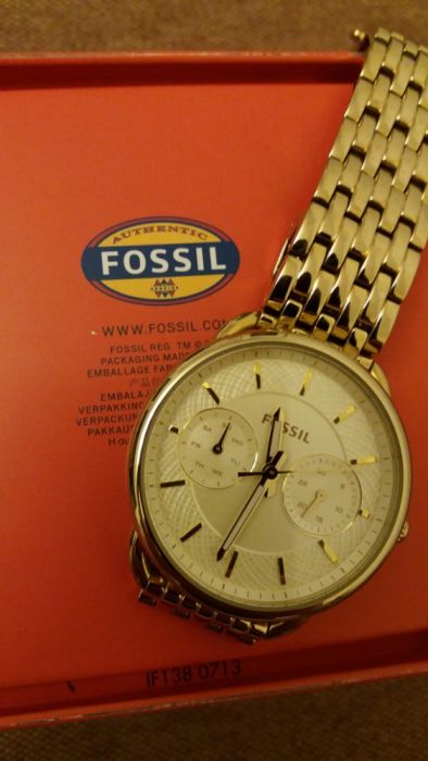 Fossil tailor online gold