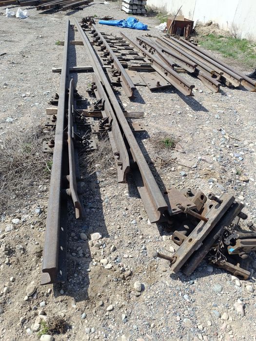 Стрелочный перевод 1/9,  Р-50 правый