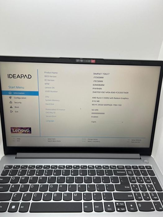 Laptop Lenovo IdeaPad 1 -A-