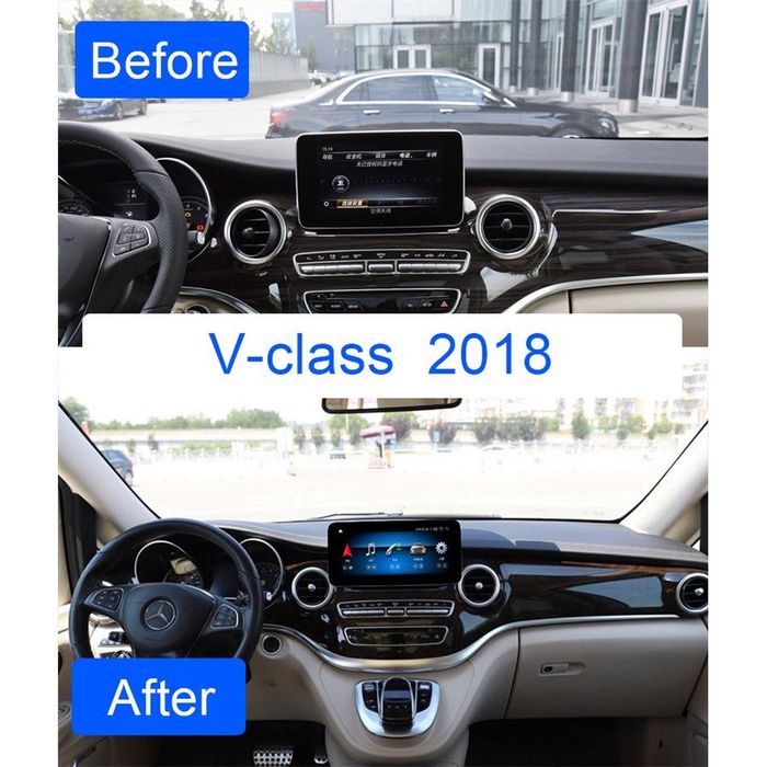 Navigatie Android 14 Mercedes C W205 GLC NTG5 dedicata ecran de 12.3"