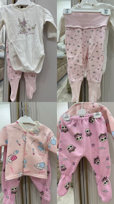 Одежда для девочки 1-3 месяца