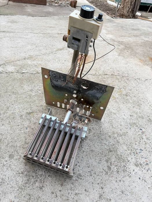 Газовая горелка автомат с терморегулятором 8 секций