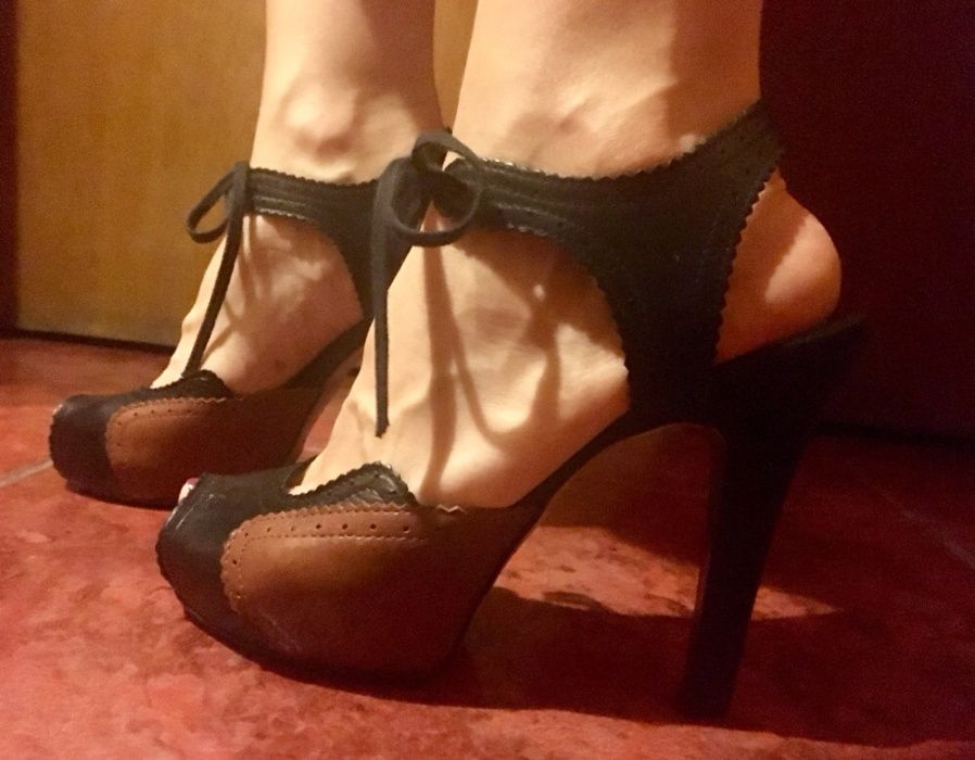 Sandale negre Musette