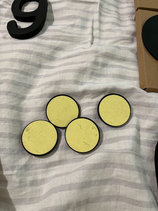 Стаен стенен часовник, залепящ се, черен, декорация/декор