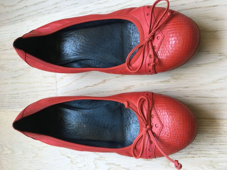 Дамски обувки, червени, размер 36-37