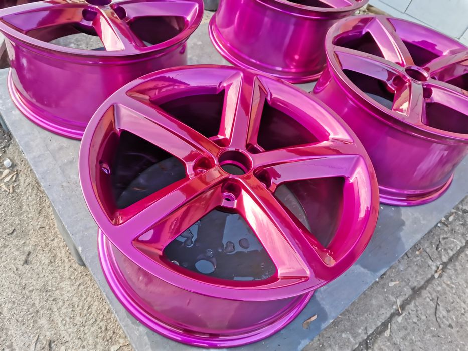 Sablare Reconditionare Vopsire in camp electrostatic Indreptare jante