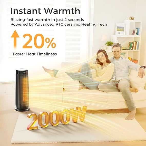 Електрически нагревател Aroeve, 2000W