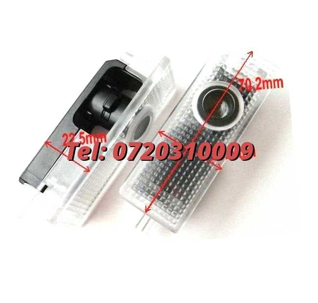 Set 2buc Proiector Lampa Lumini Usi Holograma Bmw Logo Clasic Led