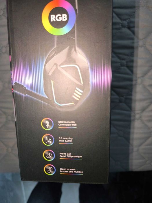 Геймърски слушалки Miniso H02 Gaming Headset with RGB