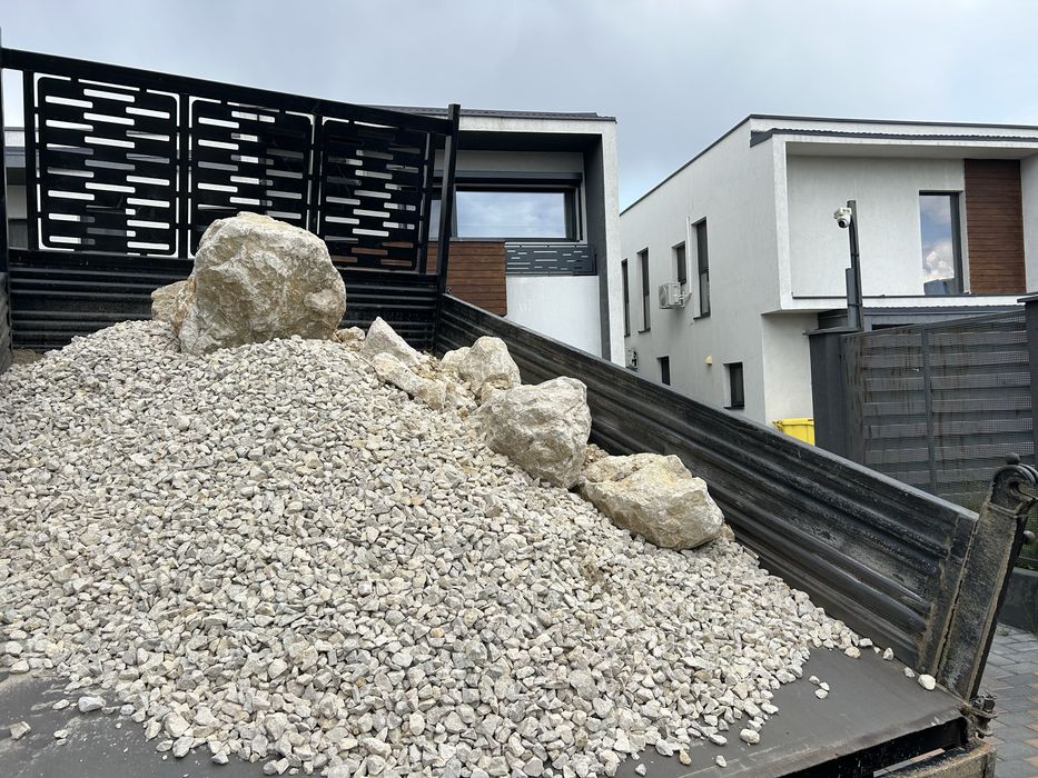 Piatra decorativa iaz helesteu fantana cascada bolovani calcar de rau