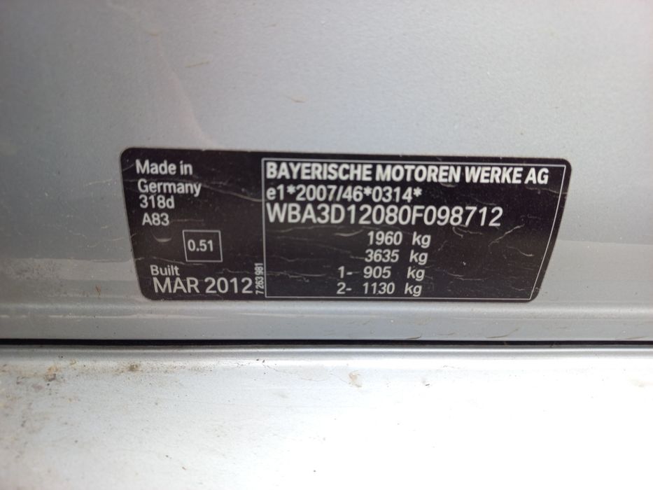 Motor bmw n47d20c diesel 143 cai