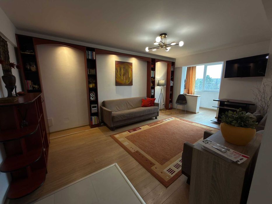 Apartament 2 camere de închiriat, decomandat | Zamca-George Enescu (Bloc Ucatana) | complet utilat și mobilat