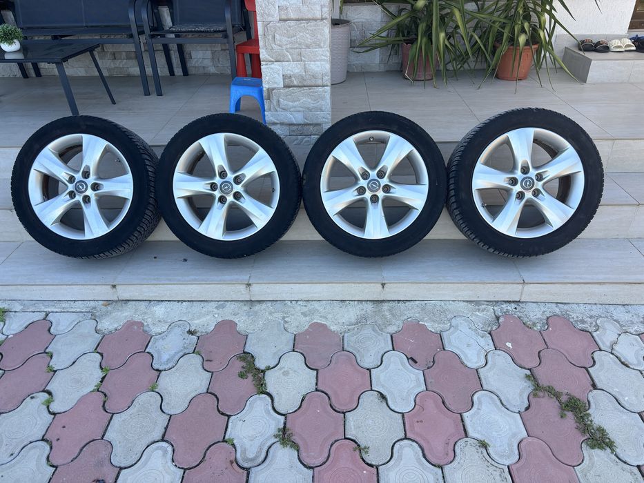 Jante cu anvelope  4 sezoane 225/50/R17 M+S Opel Astra j