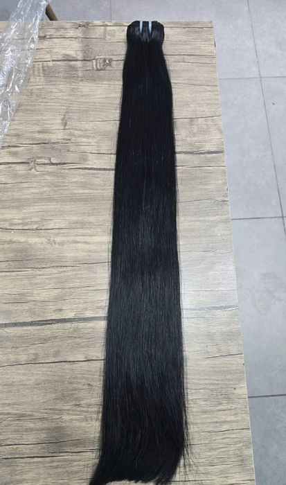 70см Естествена Черна Коса, треса.
