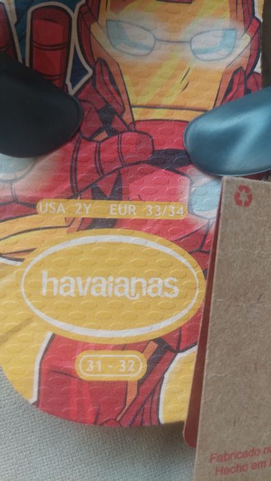 Чисто нови детски джапанки Havaianas, р-р 31-32
