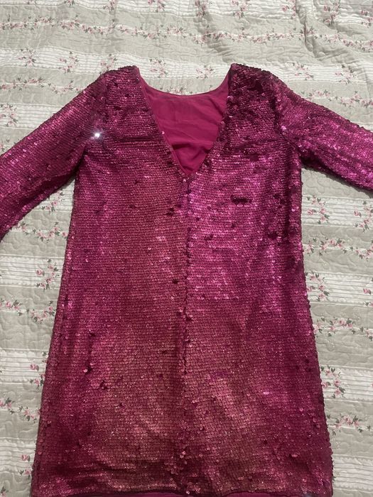 Платье с пайетками