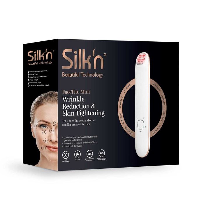 Silk’n FaceTite Mini безжичен уред против бръчки за зона около очите и малки участъци на лицето