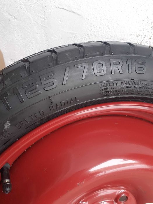 Roata rezerva SLIM R16 DACIA Logan,Sandero Stepway,RENAULT Clio,Captur