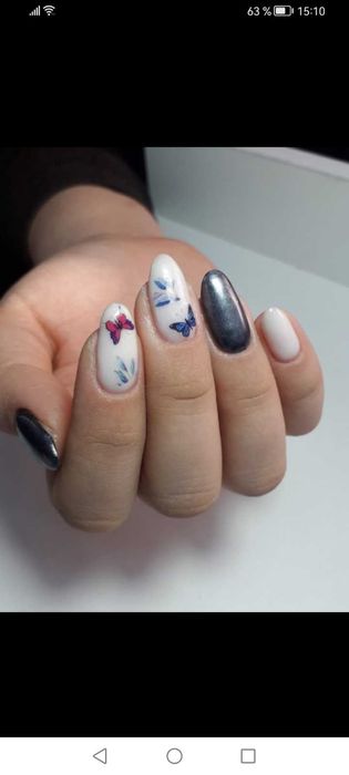 Маникюр гелевое покрытие