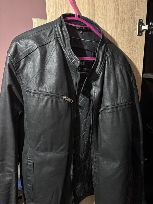 Яке от естествена кожа кожа Years of glory, размер L