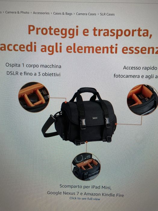 Geanta aparat foto DSLR, SLR AMAZON