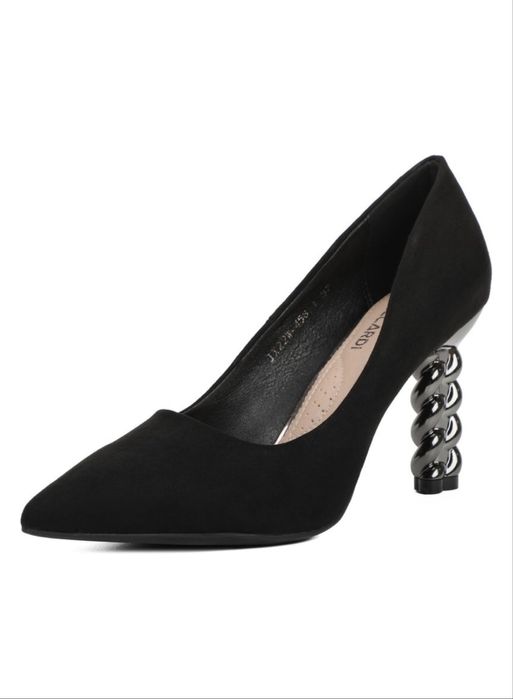 каблук черный 9 см