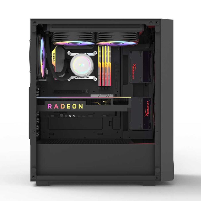 ' Корпус для ПК darkFlash AIR NOVA BLACK (E-ATX, Без вентиляторов)