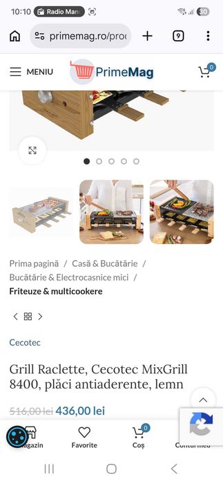 Gratar Electric Cecotec - NOU!!!