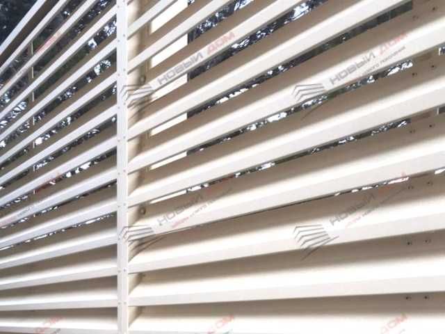 Забор жалюзи еврозабор