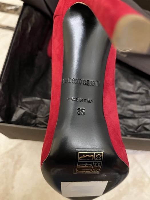 Сапоги замшевые Roberto Cavalli