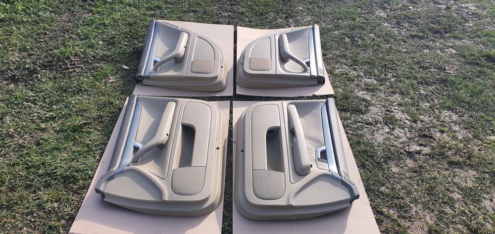 Fete panouri usi piele crem audi a4 b6 audi a4 b7 2001 - 2007