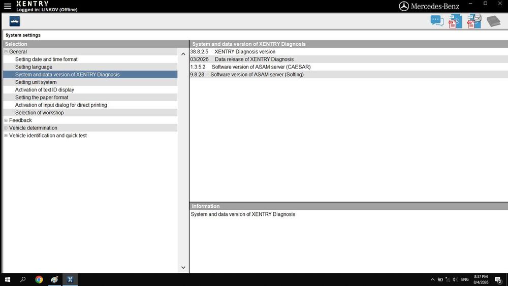 Star C4 DoIP wifi + Dell 5480 + SSD 512 Xentry 03.2026 DAS DTS Monaco Vediamo EPC WIS ASRA Starfinder