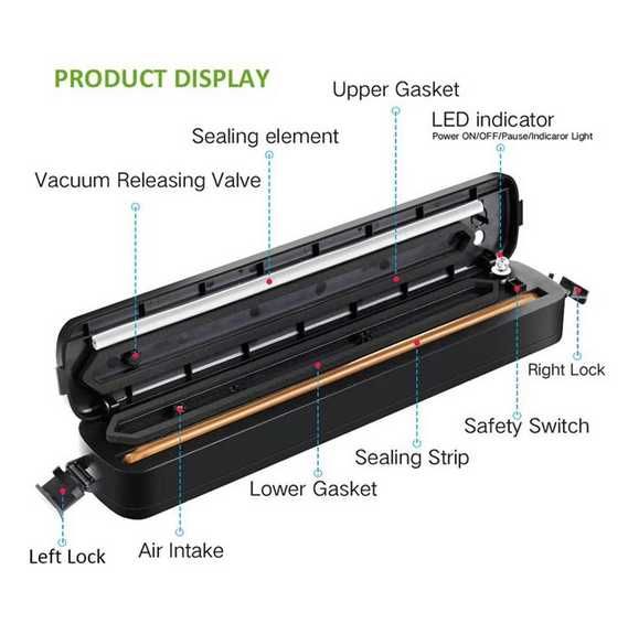 Aparat de vidat si sigilat ( lipit ) pungi vacuum sealer