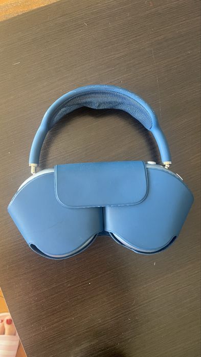 AirPods Max Sky Blue with Blue Headband