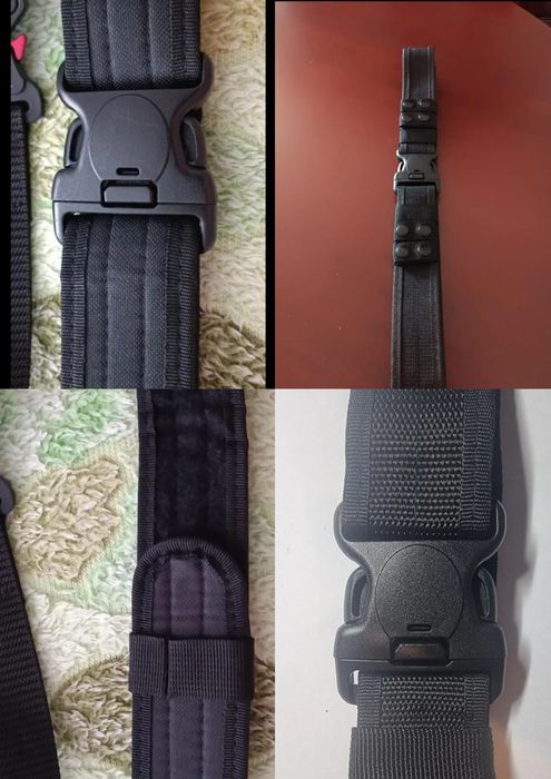 Centură tactică nailon, XL, negru