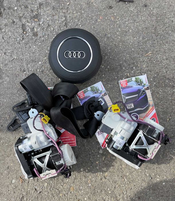 Audi A6 A7 A8 kit airbag volan s line - set centuri de siguranta