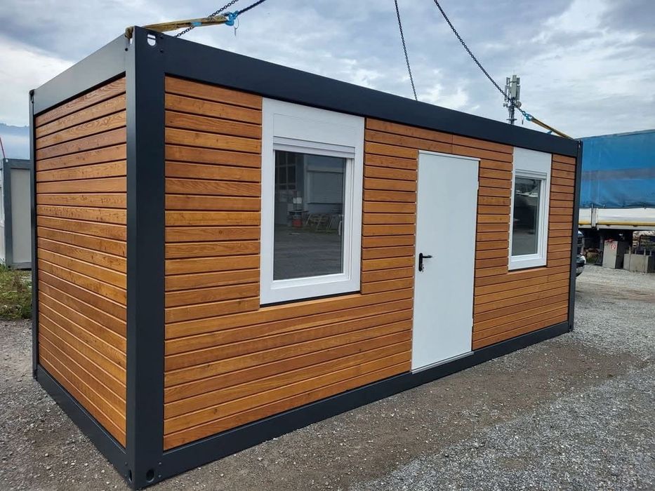 Container modular birou, spatiu comercial, locuinta 7 x 3m Buzau • OLX.ro