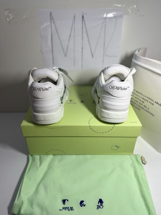 Adidasi sneakers off white ‘’for walking’’ green shoes