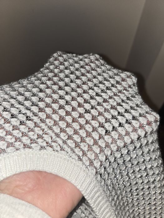 Pulover subțire H&M, ca nou, metalic, M