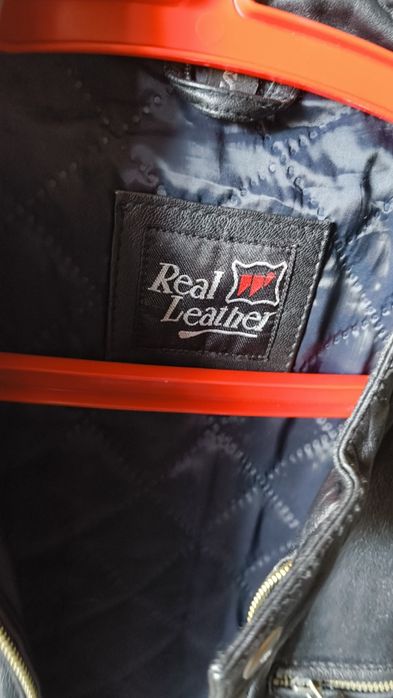 Geaca piele naturala biker S