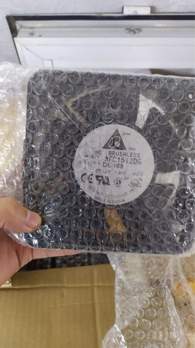 Вентилятор для ASIC Delta ACF1512DG 150×150×50 мм, 12V, 1.8A