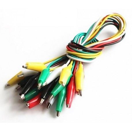 2setCablu Crocodili Cablu cu Clesti Crocodili Cablu cu Cleme Crocodili